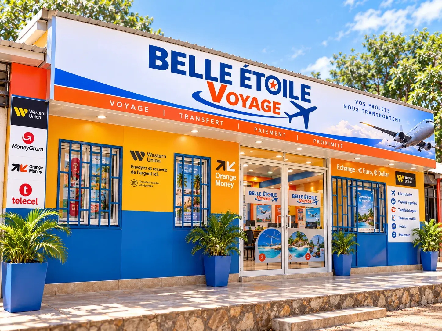 Façade d’une seconde agence Belle Étoile Voyage (visuel valorisé)